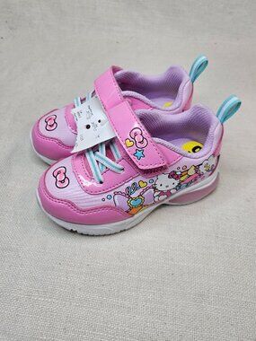 Hello Kitty Toddler Girl's Light-up Slip on Sneakers - Size 9